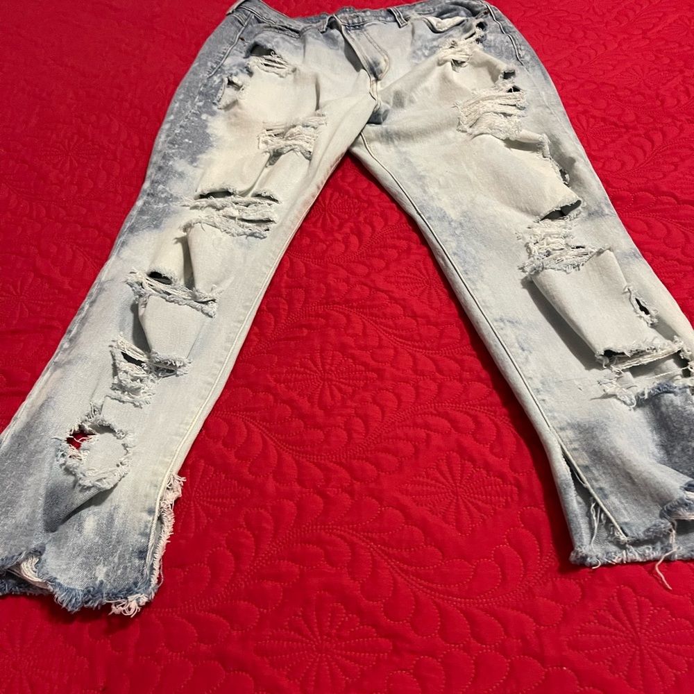 Handmade Personalized (Cut it )Old Navy Relaxed Fit Jeans.. Size 16… Last Pair..